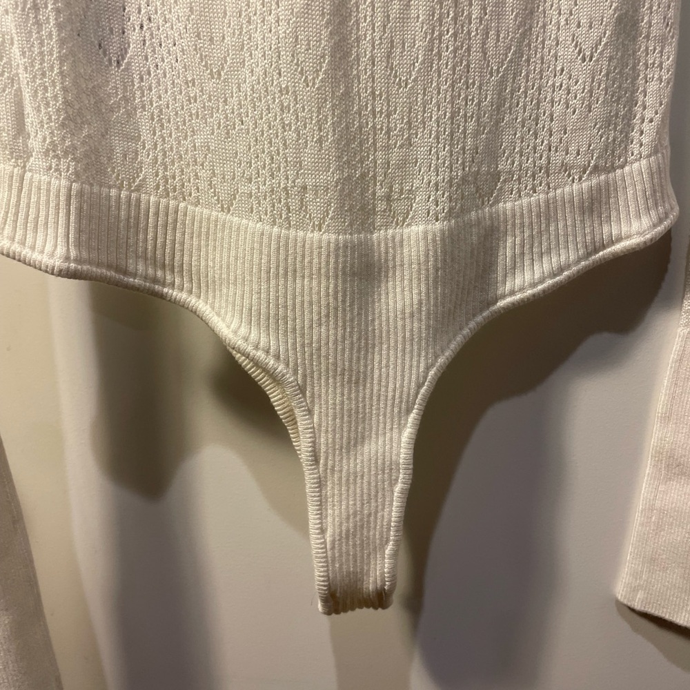 Free People Intimately Free Smile French Vanilla Sunday Best Bodysuit Size Large - Picture 12 of 14